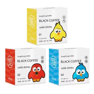 High Quality Instant Coffee zero Fat zero Sucrose High Protein Mellow Coffee Powder Refreshing Black Coffee