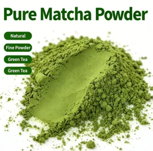 High Quality Natural Matcha Green Tea Powder Fresh Raw Material Bulk Packaging For Daily Beverage & Food Processing