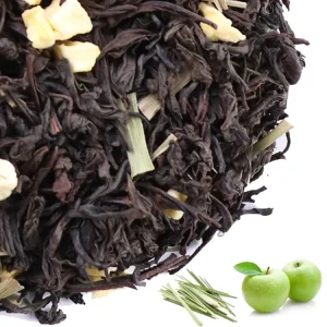 High Quality Pure Natural Herbal Green Apple Flavored Black Tea