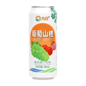 High quality Healthy Grape Fruit Juice Sterilized Soft Drink with Pulp in Can