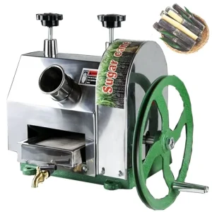 Home Commercial Portable Manual Stainless Steel Sugarcane Juice Extractor 50kg/h Capacity