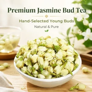 ISO HACCP Certified Eco Friendly Organic Vibrant White Color Large Size Superfood Nutrition Healthy Pure Dried Jasmine Tea