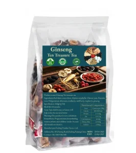 ISO Halal Certified Herbal Tea Factory Custom Ten Treasures Ginseng Blend 100% Natural Herbs Top Grade Chinese Health Tea