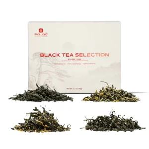 ITeaworld Organic Black Tea Sampler 4 Authentic Chinese Teas 16 Bags Loose Leaf Lapsang Wild Souchong Yunnan Yingde Sugar Free