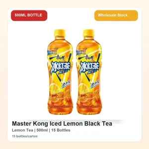 Iced Black Tea 500ml Lemon Flavor Tea Drink 15 Bottles China Beverage