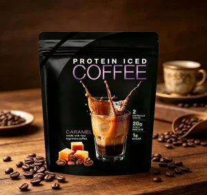 Iced and Hot Protein Coffee Powder 20g Protein Per Serving No Added Sugar