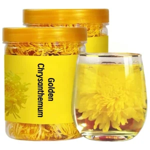 Imperial Chrysanthemum Slimming Tea Gold Silk Blooming Tea Canned 100g Clear Yellow Chrysanthemum Flavor
