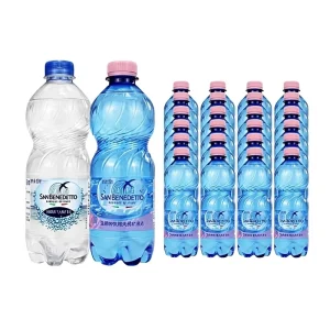Imported Italian Natural Mineral Water Mildly Alkaline 500ml 24 Bottles Bottled