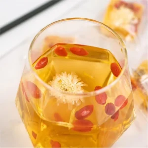 Individually Packaged Honey-Flavored Mixed Goji Berry and White Chrysanthemum Sugar