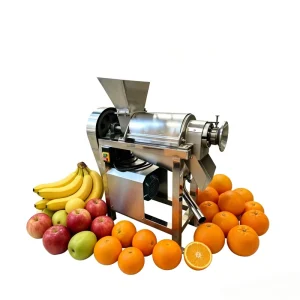 Industrial 304 Stainless Steel High Efficiency Motorized Juice Extractor Machine for Carrot Apple Mango Fruit Vegetable Juicing