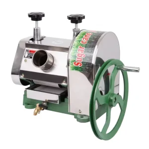 Industrial Commercial Manual Sugarcane Juice Extractor Press Machine Stainless Steel Anti-Drip Design 1 L/min