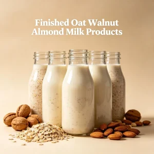 Industrial Sterilized Soy Walnut Almond Milk Production Line Equipment