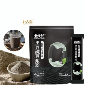 Instant 40% High Protein Pure Organic Black Soybean Milk Powder Bulk 20KG Non GMO Halal Green Heilongjiang