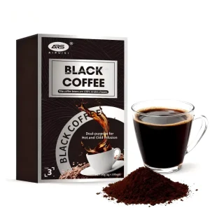 Instant Black Coffee Sugar Free Slimming Coffee Coffee Lovers Daily Beverage Burn Fat Help Digestion