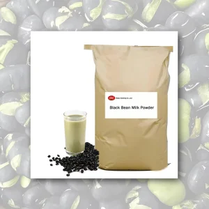 Instant Black Soy Milk Powder Non GMO High Protein Black Soybean Drink Nutritious Plant Based Soymilk Powder for Breakfast