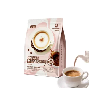 Instant Coffee Powder Cappuccino Mocha Low Sugar Charcoal Roast Hazelnut Latte Flavors Revitalizing Coffee Powder