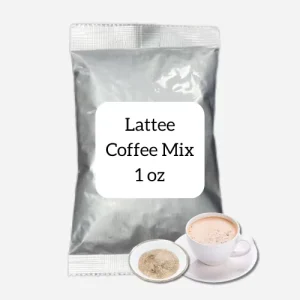 Instant Latte Coffee Mix Arabica Robusta Blend Quick Easy Instant Brew