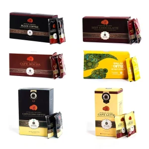 Instant Mushroom Coffee With Organic Ganoderma Lucidum Reishi Extract For Private Label