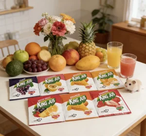 Instant Powdered Juice Concentrate Sweet & Sour Flavored Beverage for Children & Adults Bag Packaging