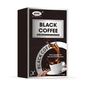 Instant Slimming Black Coffee Powder with Spices & Herbs Flavor Sugar Free Fat Free Arabica Coffee Beans Source Factory OEM