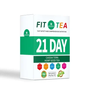 Iso Certified 21 Day Fit Herbal Tea Cassia Seed Hemp Natural Detox Slimming Bags for Adults Health Care Low Moq&oem