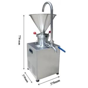 JMC60 Competitive Price Stainless Steel Shaft Grinding Tahini Colloid Mill Milk Peanut Butter Making Machine