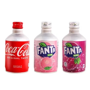 Japan Coca Cola Fanta Fruity Soda Carbonated Beverage Canned Sparkling Water Soft Drinks 300ml