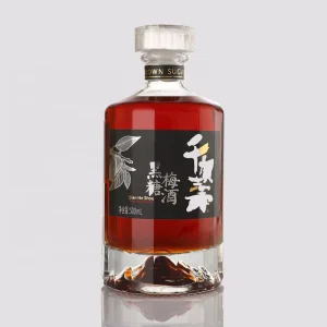 Japanese Brown Sugar Plum Wine Alcoholic Drink Glass Bottle Alcoholic Beverage 250ml Brown Sugar Plum Wine
