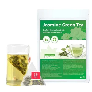 Jasmine Green Tea Bag with Calming Floral Fragrance Refreshing and Relaxing Effects Supporting Daily Leisure Tea