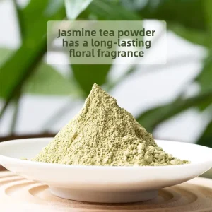 Jasmine Green Tea Powder Instant Health Tea for Cold Soaking and Baking in Sealed Bag 100g/1kg