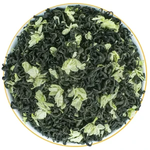 Jasmine Green Tea Rich Aroma Blended Slimming Health Tea Raw Loose leaf Spring Tea Natural Organic Manufacturer Bulk