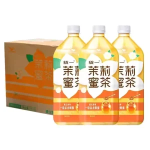 Jasmine Honey Flavored Tea Drink 1L Bottled Refreshing Summer Chinese Style Tea Beverage Factory