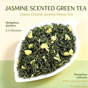 Jasmine Scented Green Tea Hengzhou Jasmine 3 7 Rounds Scented China Intangible Heritage Direct