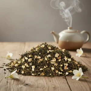 Jasmine Tea Natural Healthy Tea ISO Certified Super Strong Aroma Independent Small Pouch Box Packaging 300g Zhejiang Origin 18