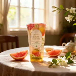 Jasmine Tea with Grapefruit Juice 400ml Bottled Can OEM ODM Private Label Beverage Manufacturer
