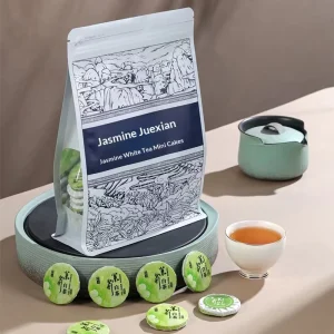 Jasmine White Tea Cake Gongmei Aged White Tea Individually Wrapped One Cake One Brew Organic Health Blended Tea