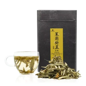 Jasmine Zhen Wang Traditional 7 Scent Jasmine Tea Pure Buds Fresh Intense Floral Aroma with Smooth Sweet