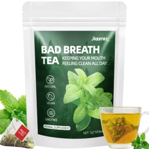Jiaoming OEM Organic Chinese Herbal Bad Breath Remover Tea for Fresh Breath Cleanse Health Tea Bags