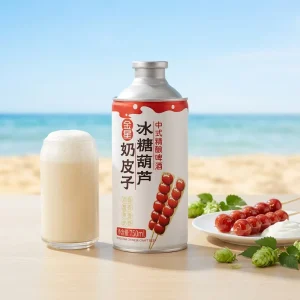 Kingstar Milk Skin Hawthorn Chinese Craft Beer Ale Bottle Tinned Alcoholic Beverage Bulk Supply for Bar Hotel Party 4.1% ABV