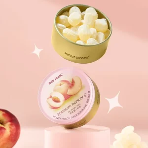 Kiss Pearl Brand Premium Bonbons Add Real Juice Fruit Multi Flavor Hard Candy Low Fat Candies