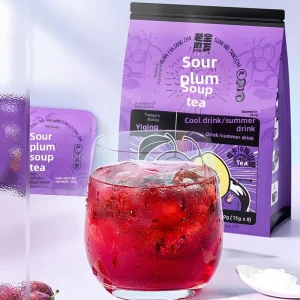 Lao Jin Mo Fang Mume Mulberry Tea Sour Plum Soup Tea Bag 120g Independent Small Package Boiling-free Scented Tea Relieve Summer