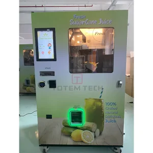 Large Capacity Sugarcane Machine Juice Vending Machine Food Juice Machine for Train Station Outdoor Stalls Hotel Lobby