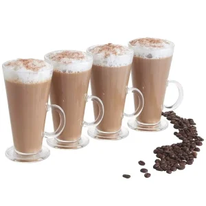 Latte Glass Cappuccino Glass Coffee Cups 250ml Coffee Glass Mug Cup