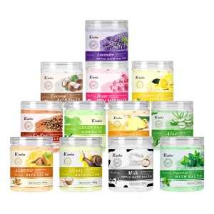 Lavender Rose Coffee Peppermint Milk Almond Coconut Green Tea Tree Bath Salt Himalayan Sea Salt Body Exfoliating