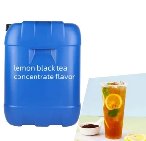 Lemon Black Tea Flavor Fruit Concentrate Syrup Lemon Black Tea Concentrate for Food and Beverage Making