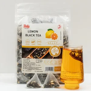Lemon Black Tea Triangular Tea Bags Specialty Fruit and Flower Cold Brew Health Tea Bulk Packaging
