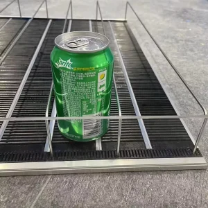 Light Duty Wire Gravity Roller Shelf Walk in Cooler Refrigerator Beverage Display Stand Door Mount Supermarket Shelves 1 Shelf
