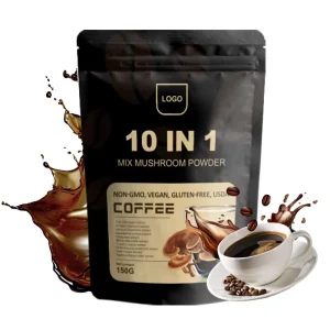 Lingzhi Mocha Cappuccino Espresso Black Ten Ingredient Mushroom Coffee