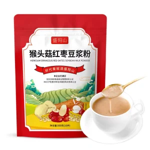 Lion’s Mane Mushroom Red Dates Soy Milk Powder Instant Soluble Zero Sucrose Added Stomach Friendly Sweet Warm Breakfast