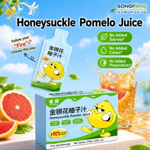 Liquid Beverage Honeysuckle and Grapefruit Juice Concentrate 270mL Box